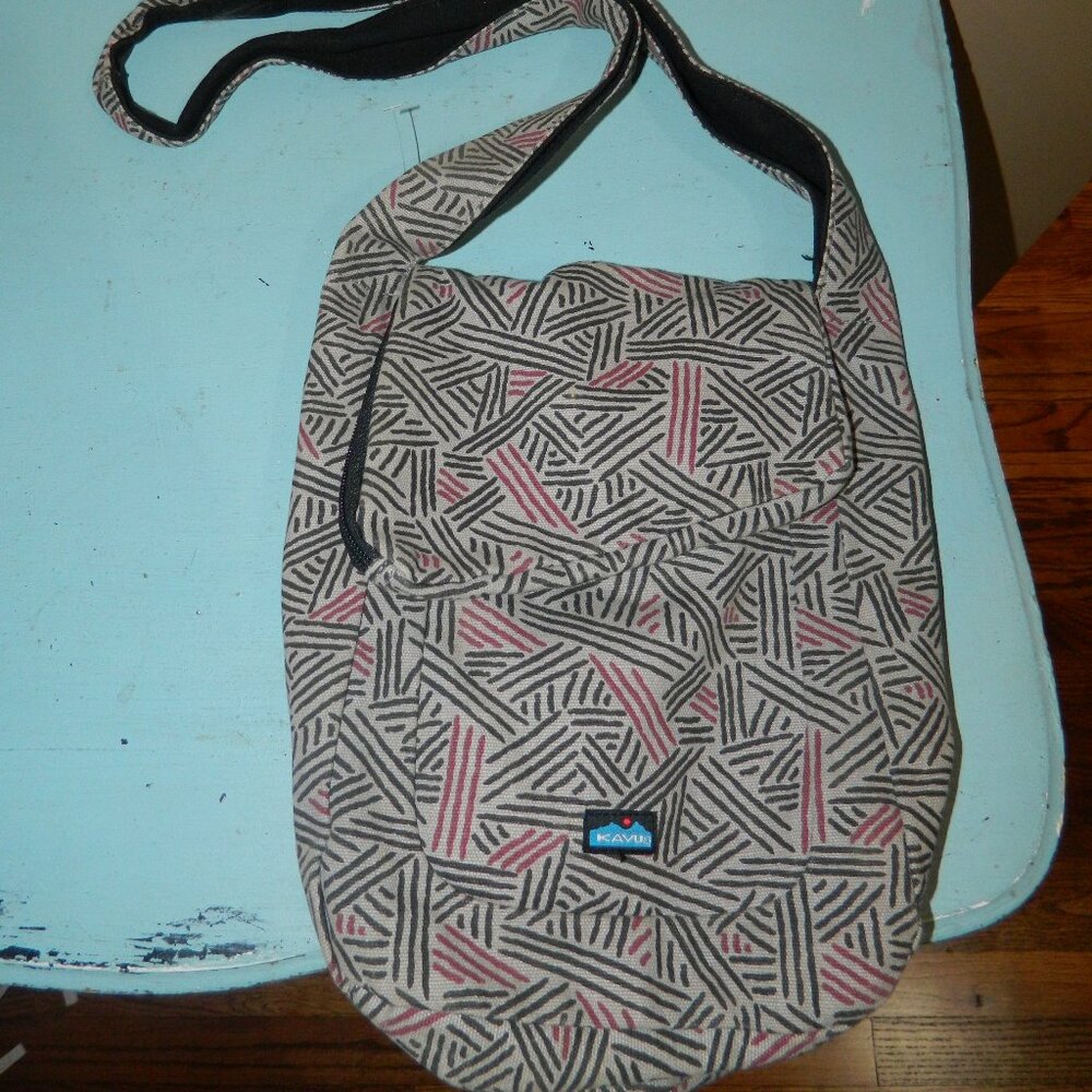 Kavu Crossbody Purse Bag Gray